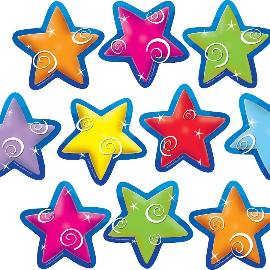 Наклейка - звездочки