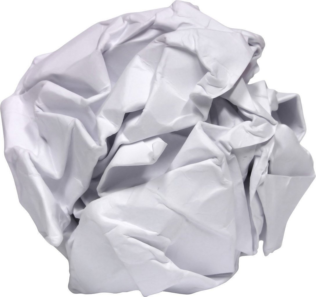 Смятая бумага