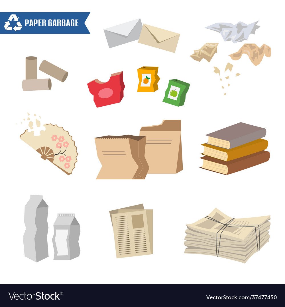 Картинка бумага мусор