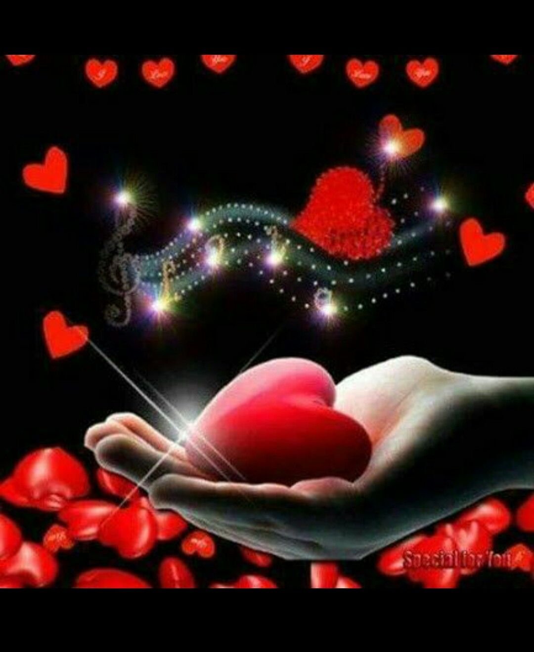 Мигающие сердечки