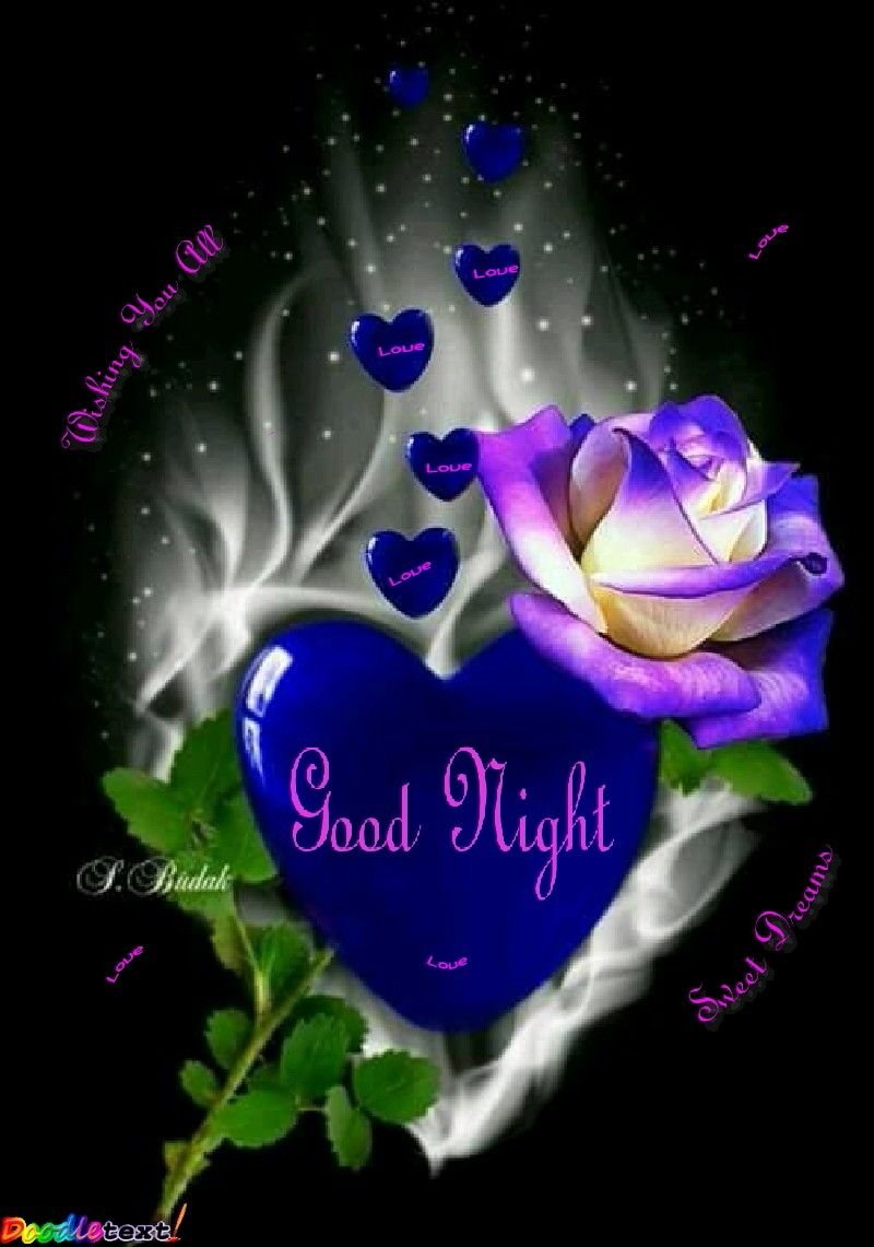 Синие розы сердце