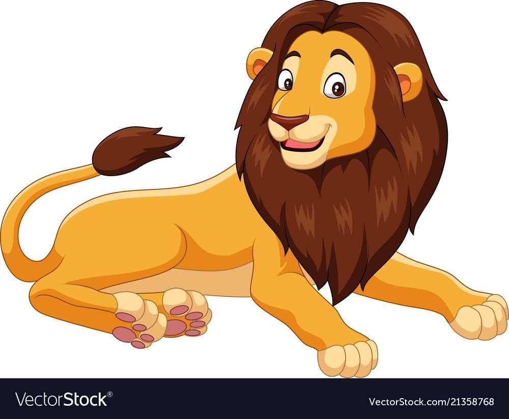 Лев мультяшный для детей