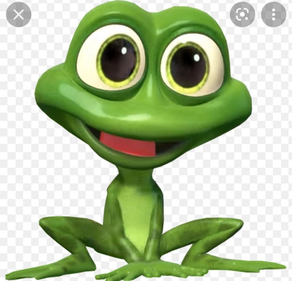Лягушка из мультика