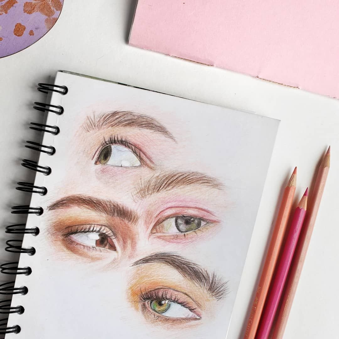 Цветной карандаш Макросъемка