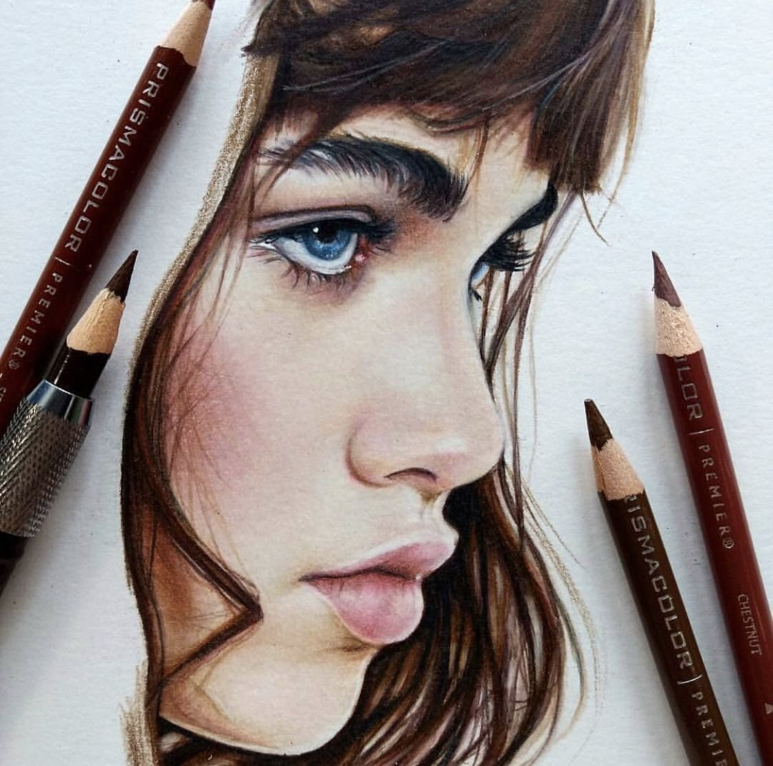 Портрет маркерами