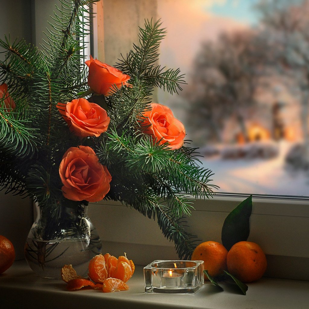 Открытки с добрым зимним вечером