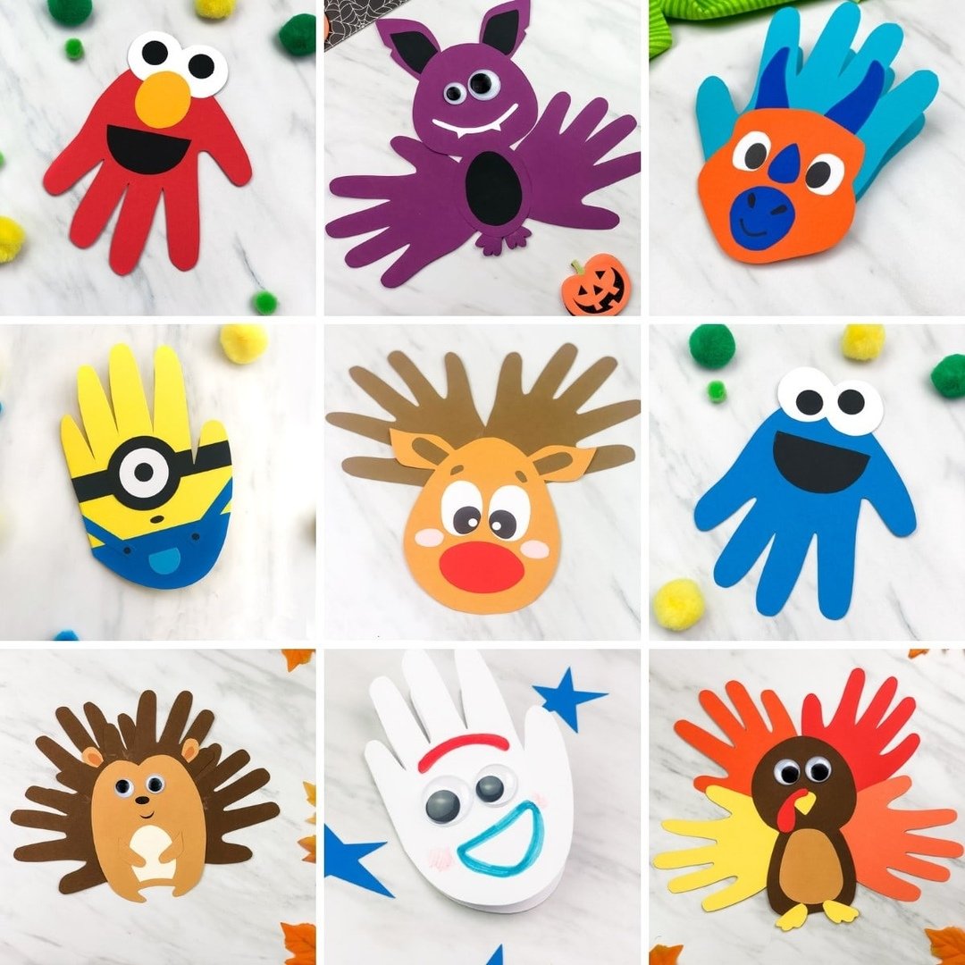 Стена с отпечатками ладоней