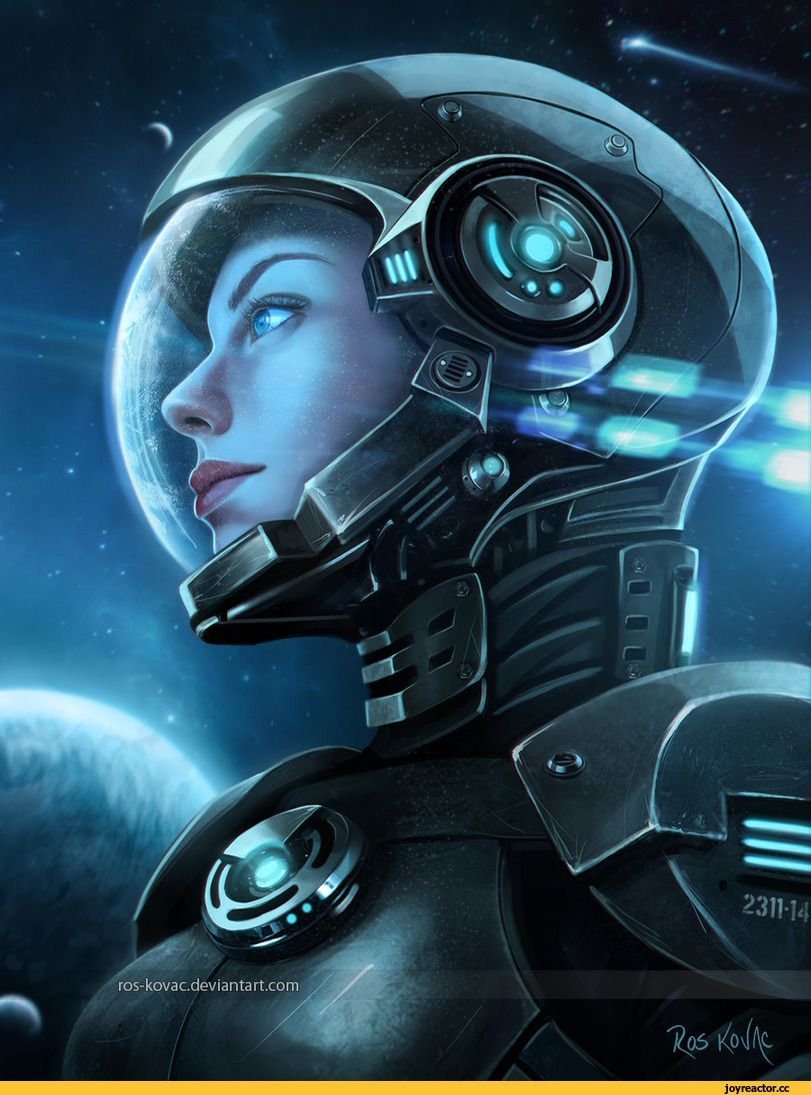 Космическая девушка