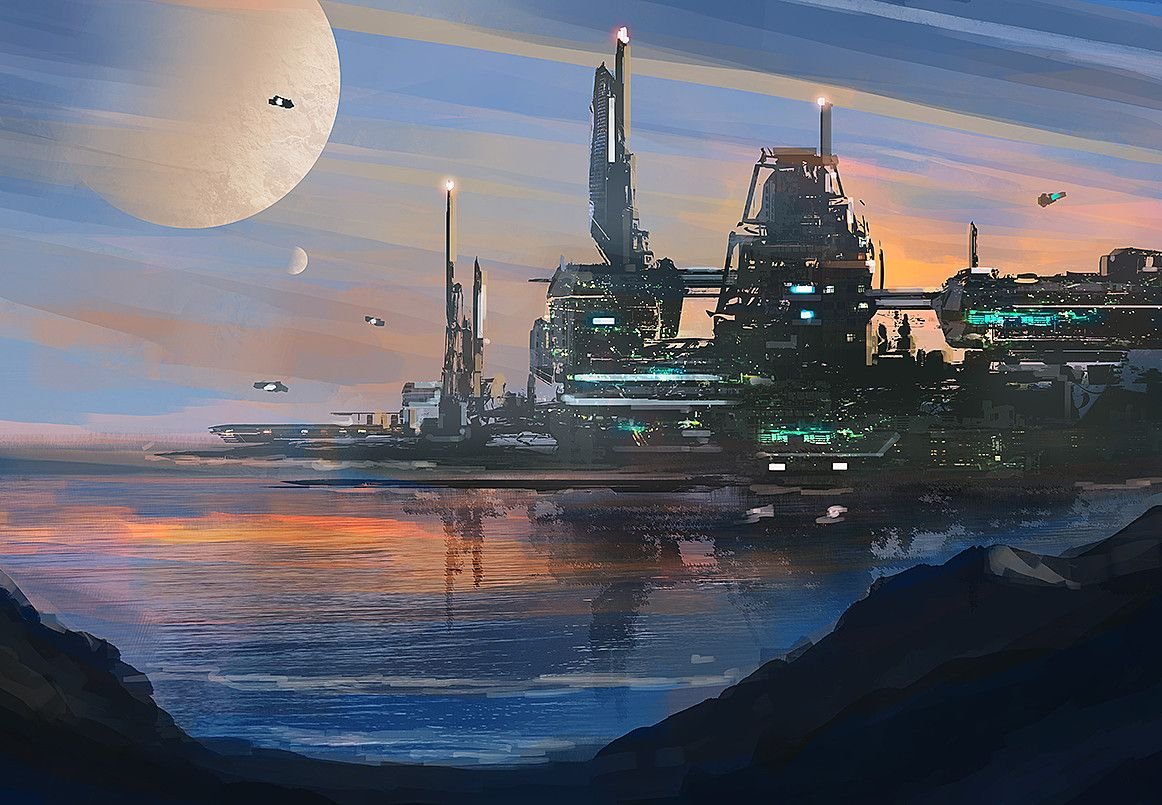 Футуристический пейзаж