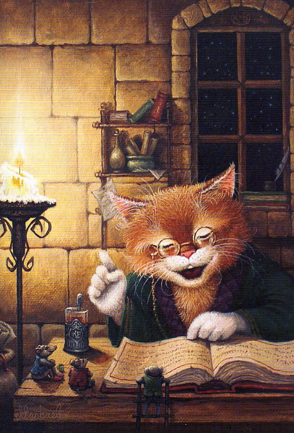 Нежные цветы с котятами