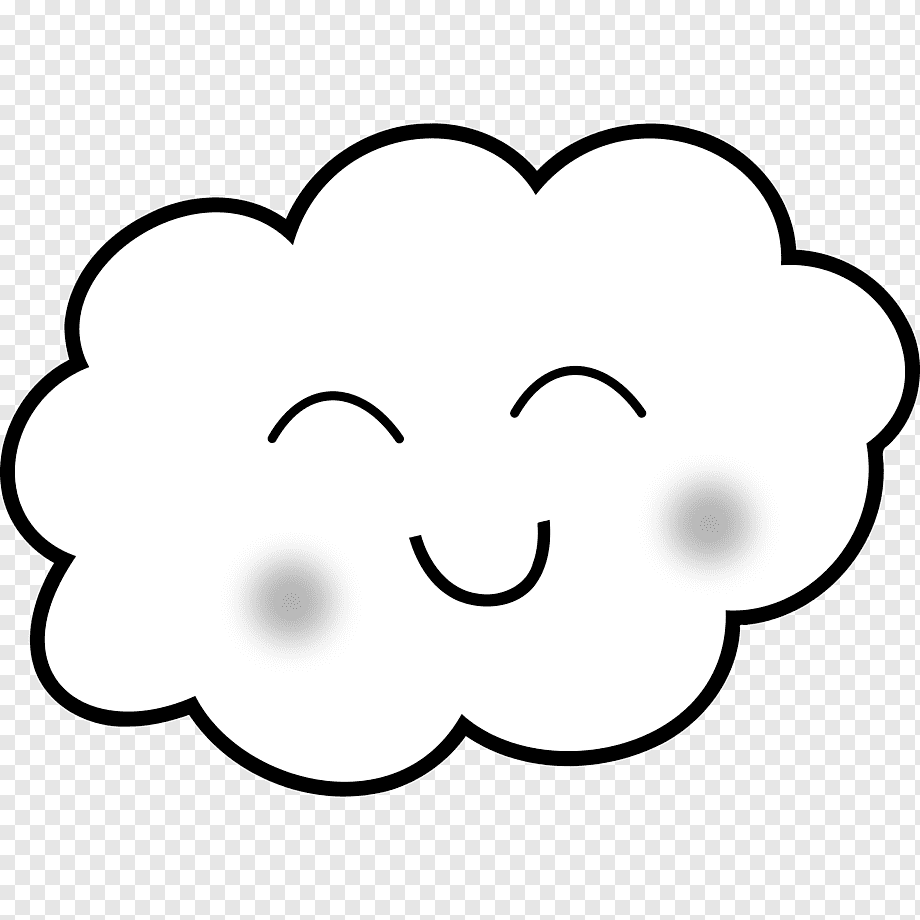 Тучка раскраска