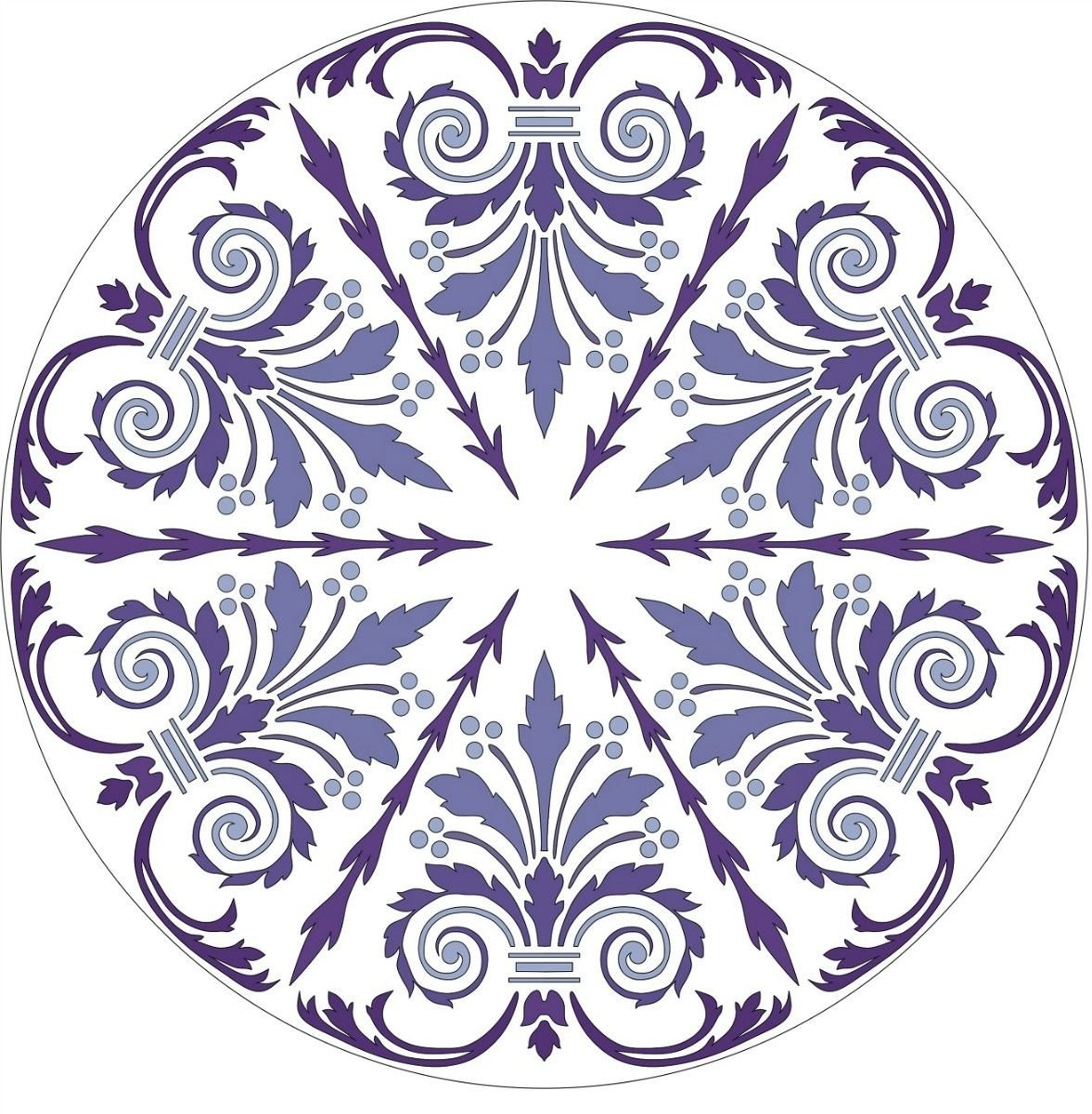 Орнамент в круге