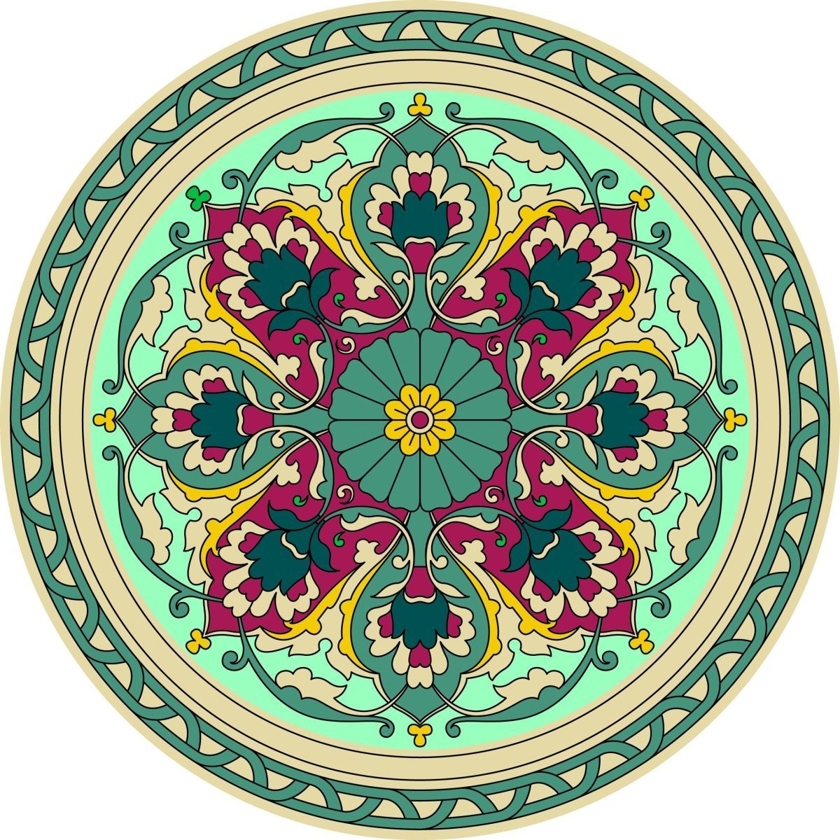 Мандала терапия геометр