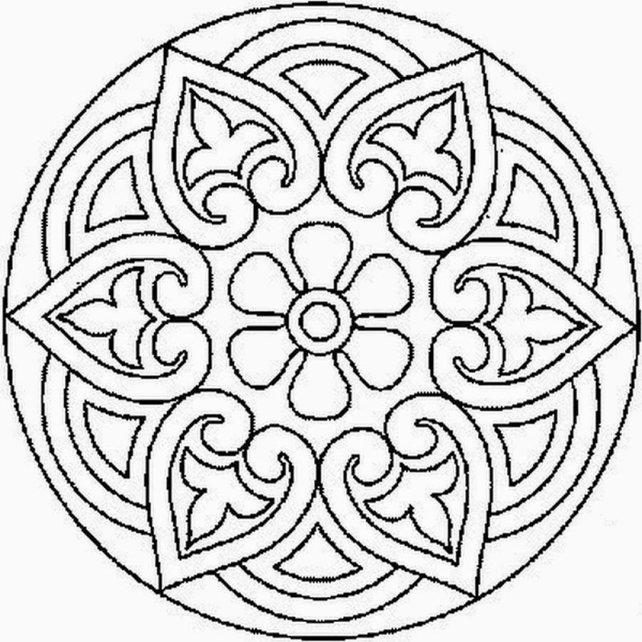 Простые мандалы для детей