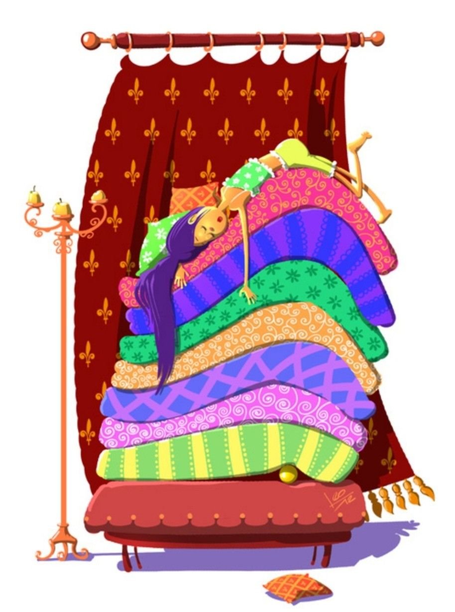 Принцесса на горошине для детей