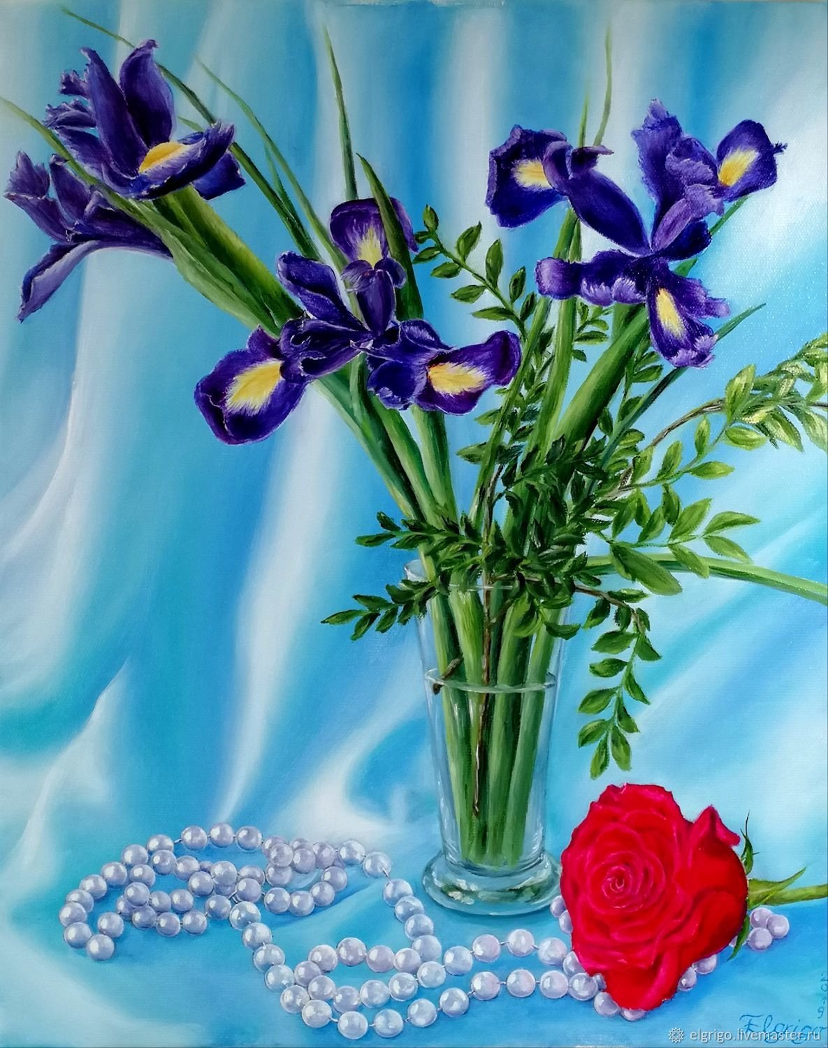 Красивые букеты с ирисами