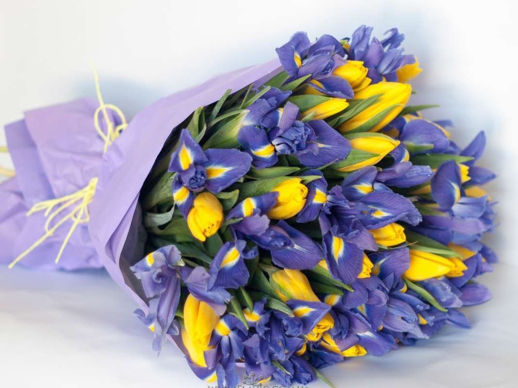 С днем рождения ирисы