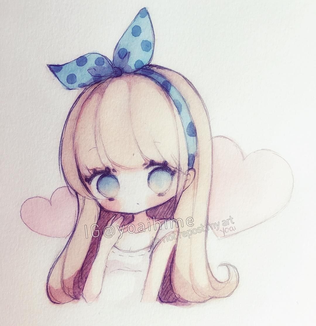 Чиби для срисовки легкие