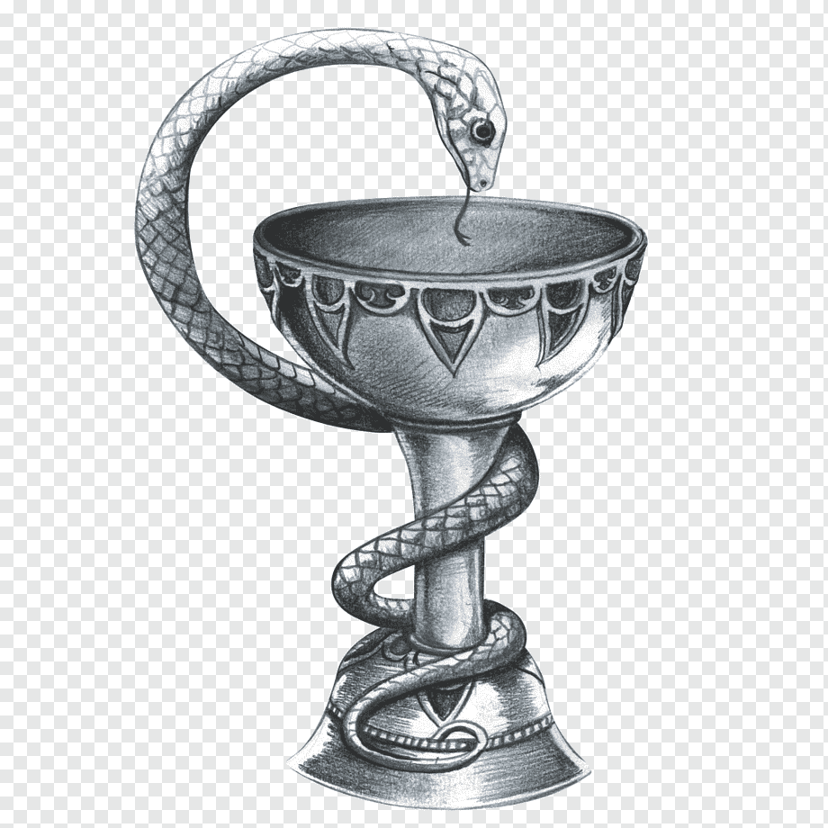 Чаша со змеёй Асклепий символ медицины