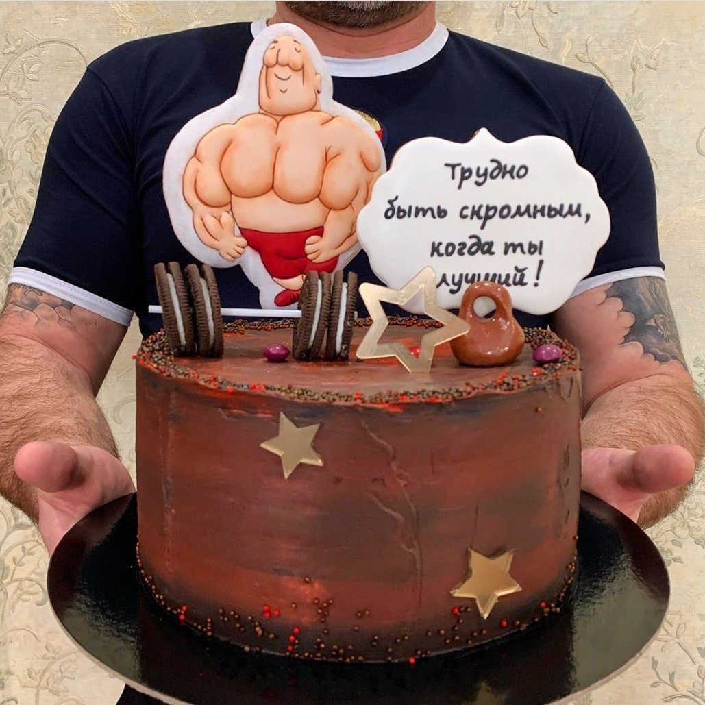 Торт с тхэквондистами