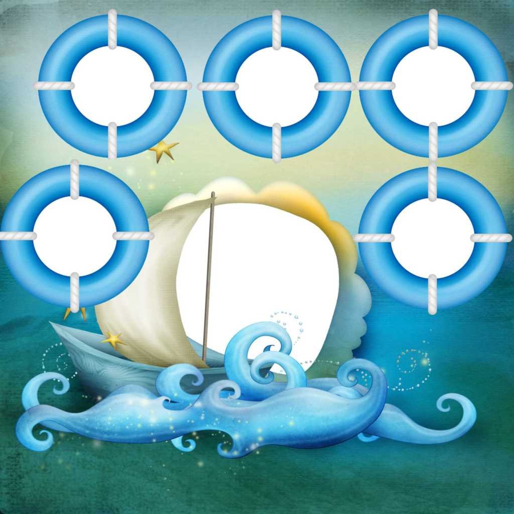 Стенд в морском стиле