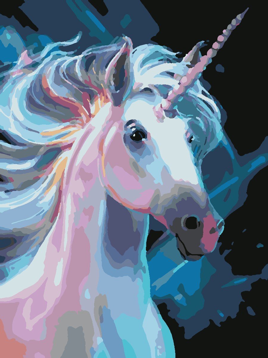 Алмазная мозаика сказочный Единорог