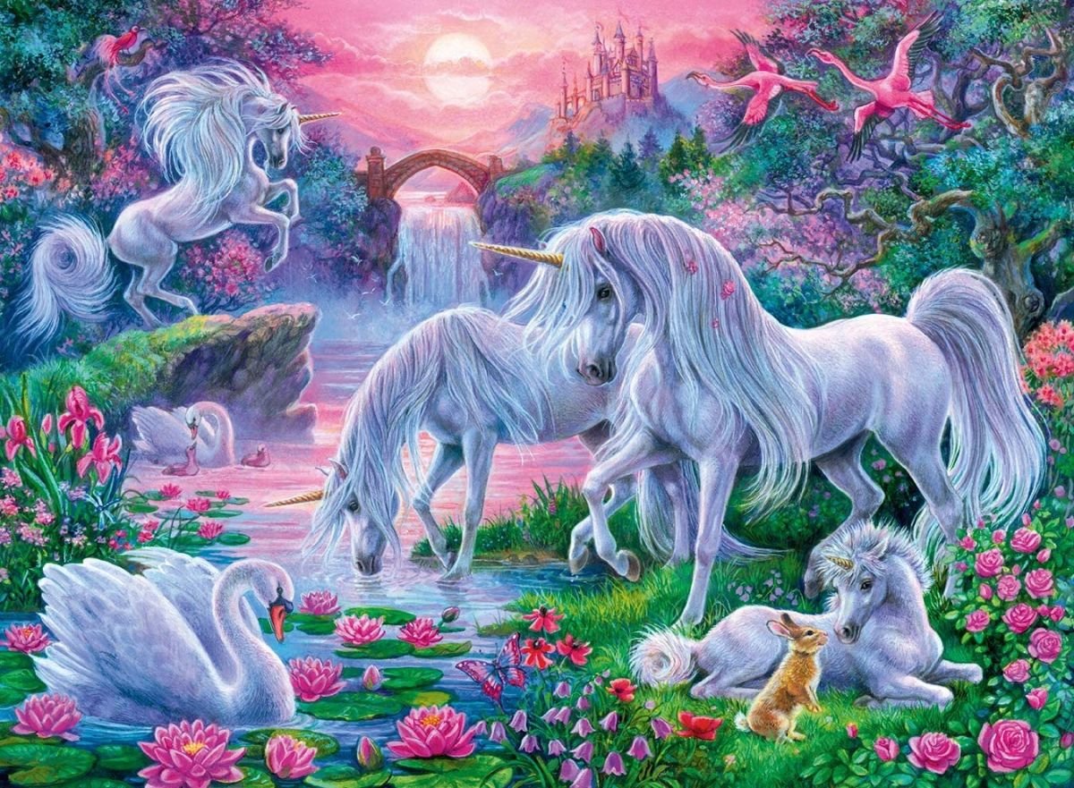 Diamond Painting алмазная мозаика Единорог