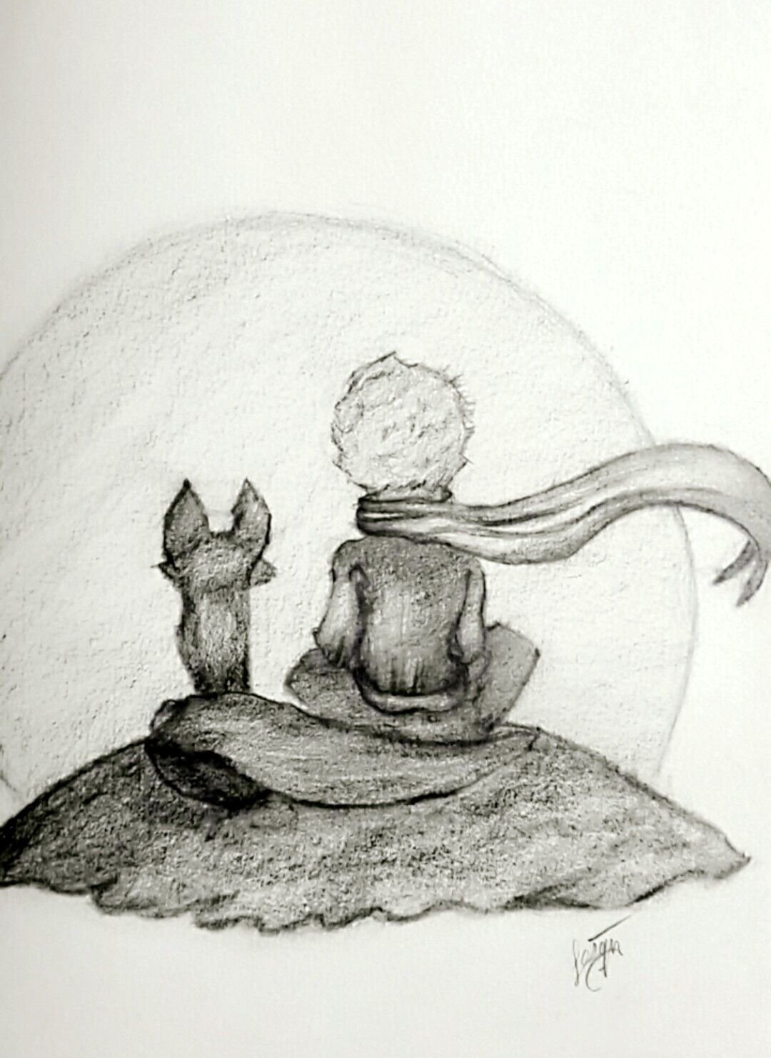 Маленький принц зарисовки