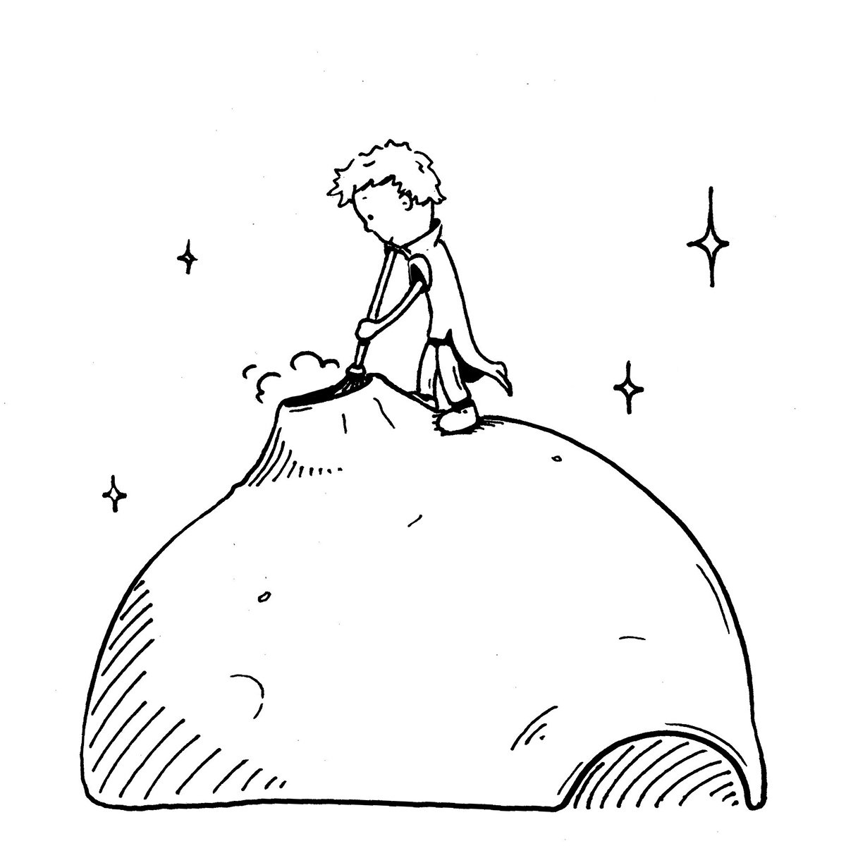 Маленький принц зарисовки