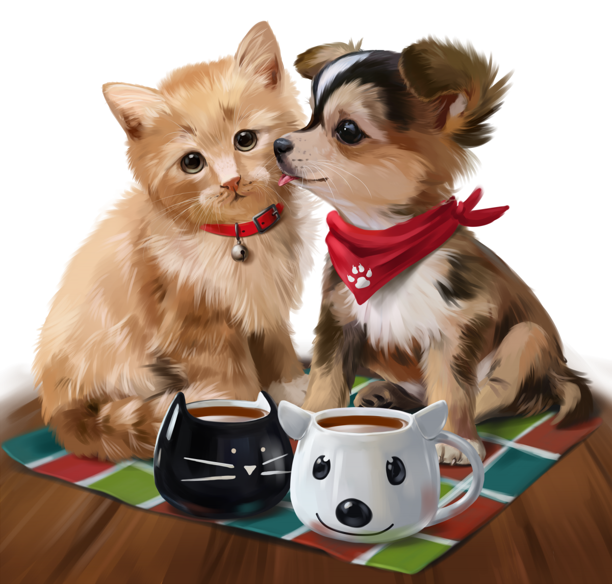 Открытки с добрым утром с собаками