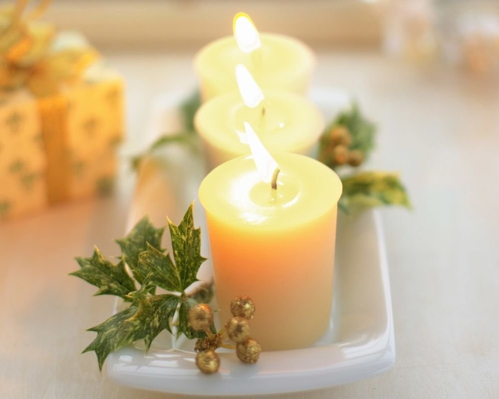 Свечи красиво