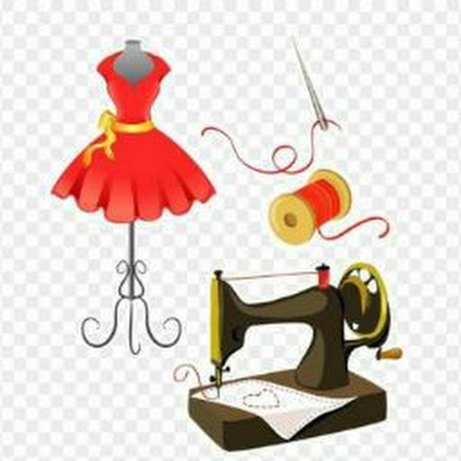 Манекен и швейная машинка