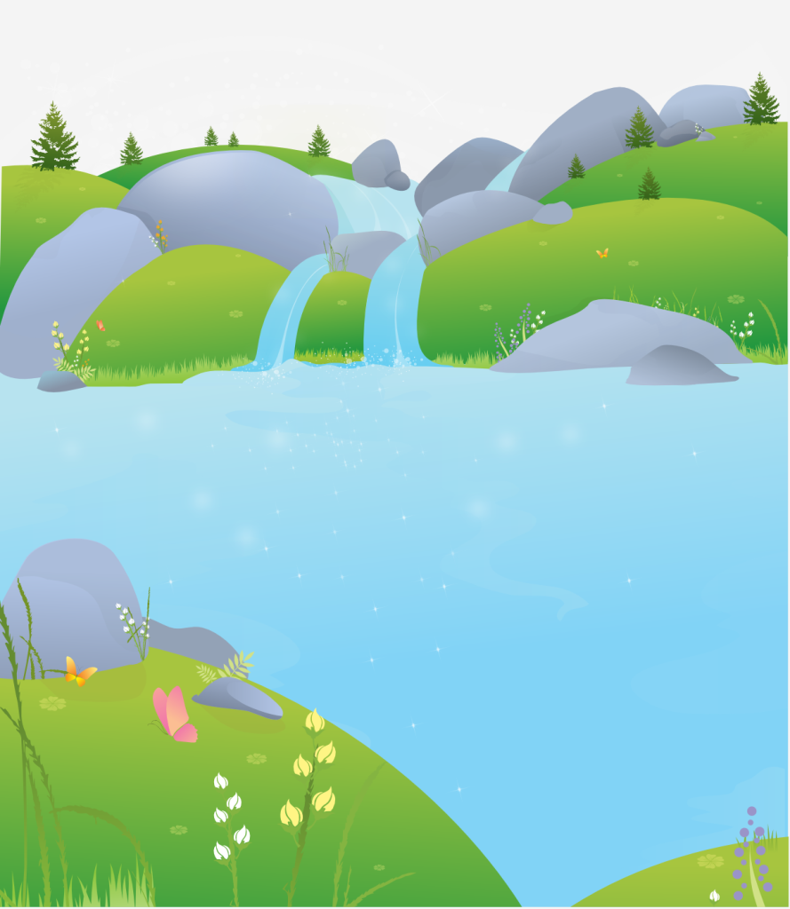 Изображение речки для детей