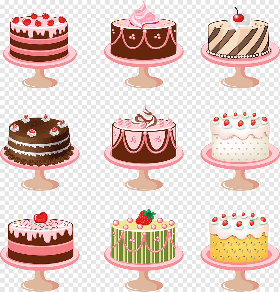 Тортик на др стикер