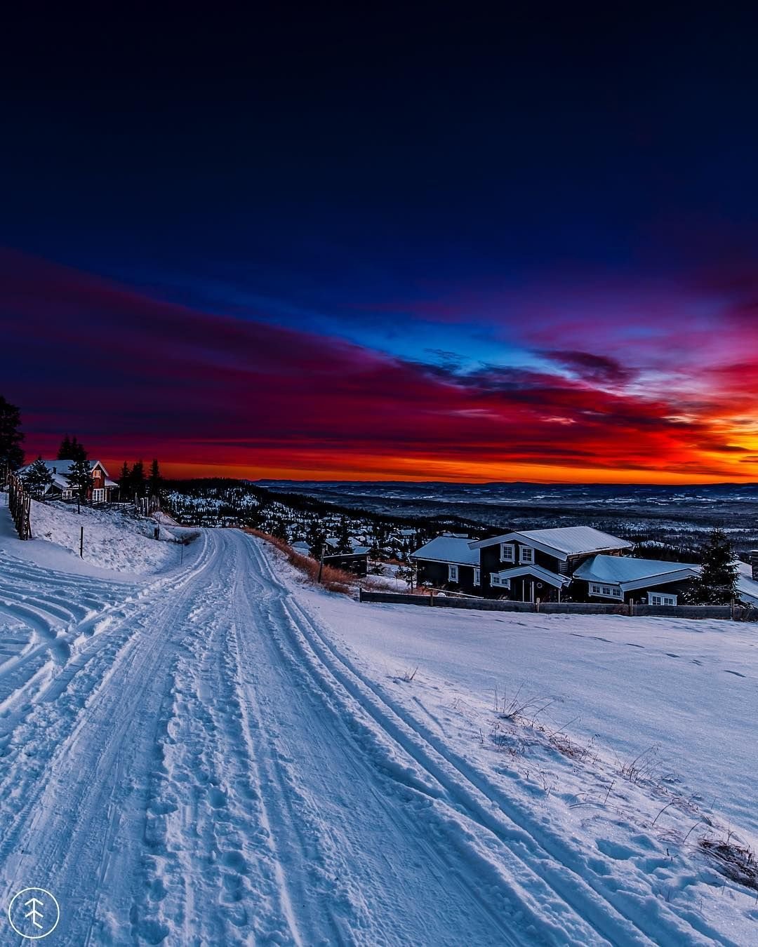 Зимние дороги Норвегии