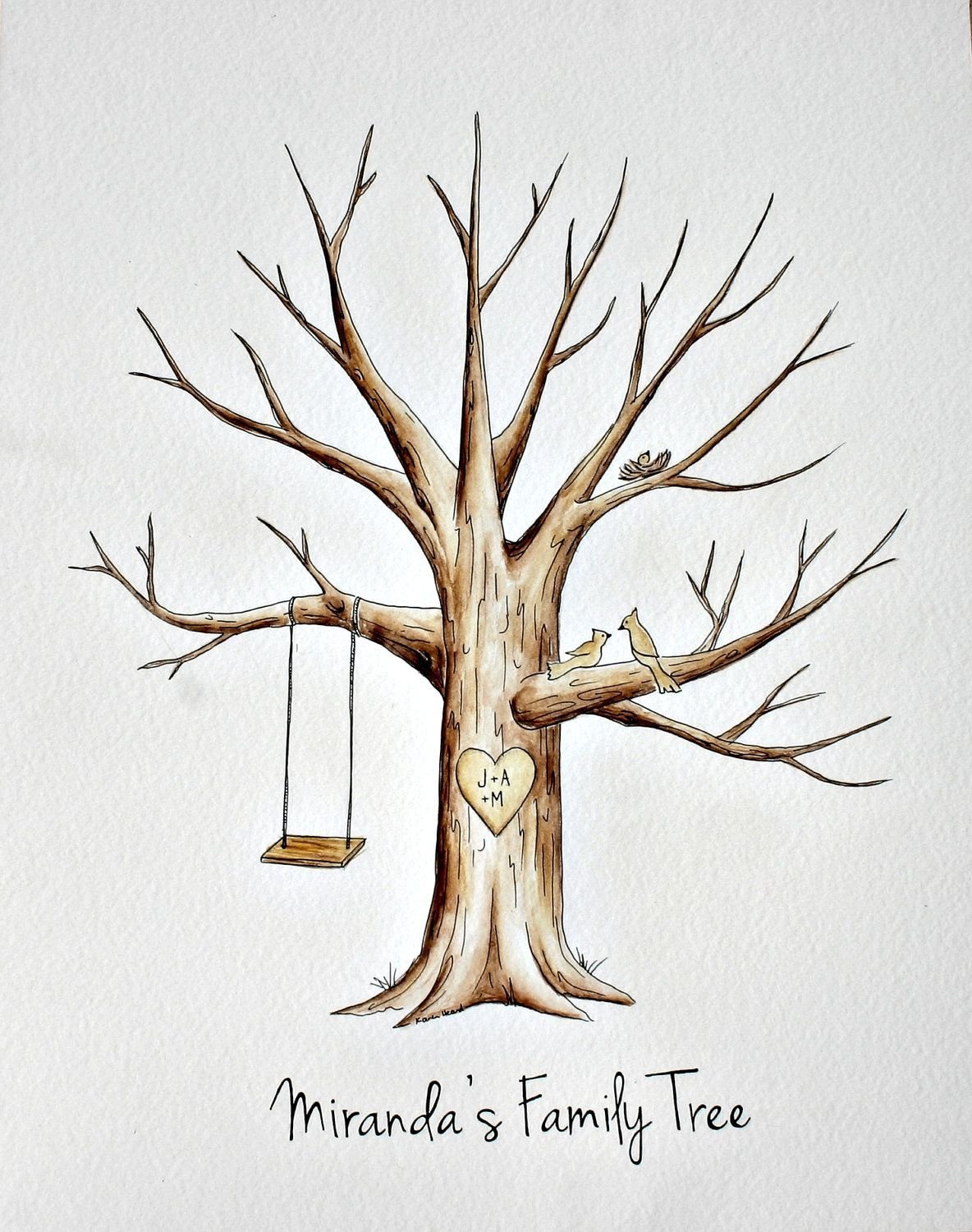 Дерево для отпечатков