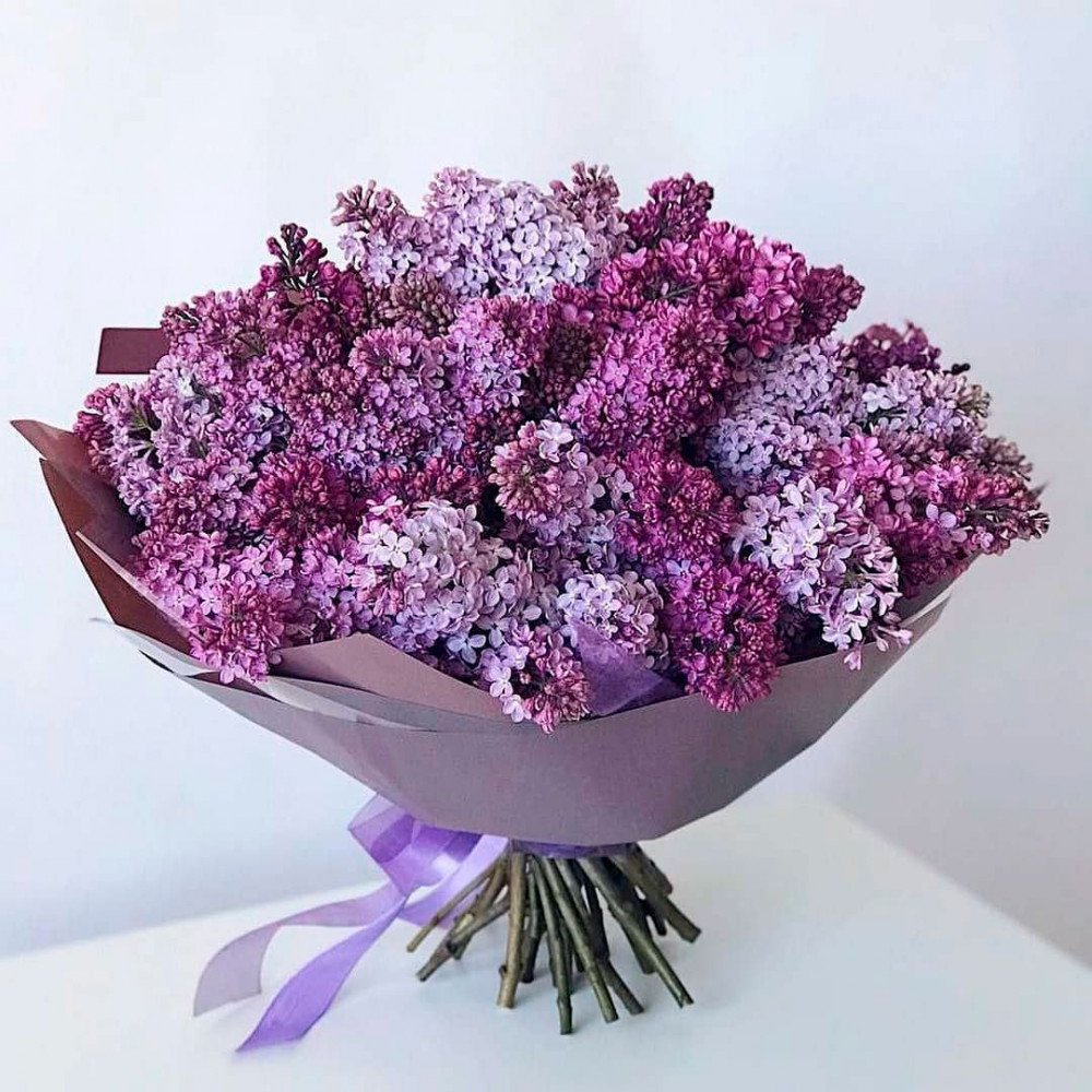 Букет сиреневый туман