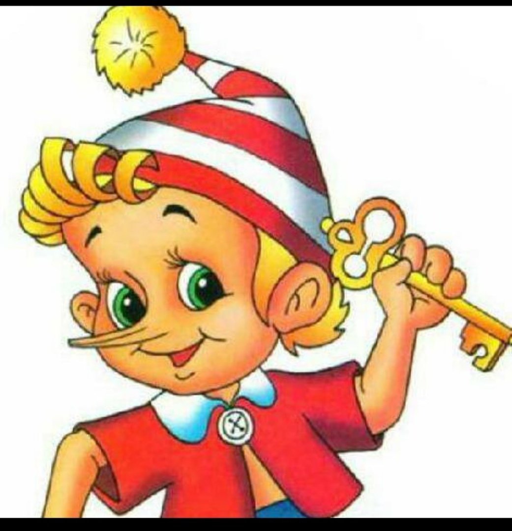 Рисунки Пиноккио и Буратино куклы