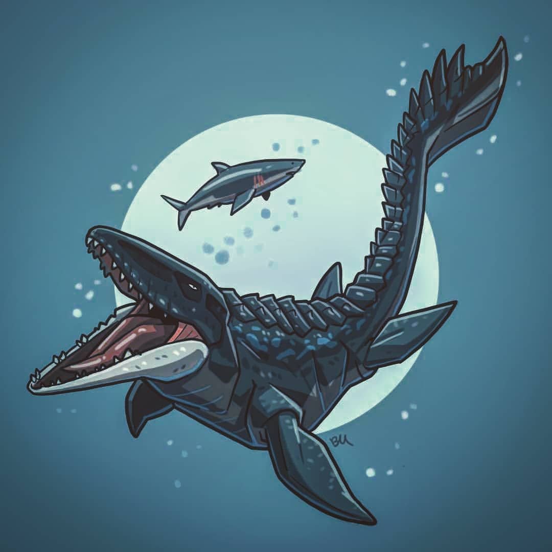 Мозазавр Юрского периода