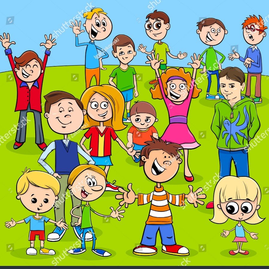 Группа мультяшная