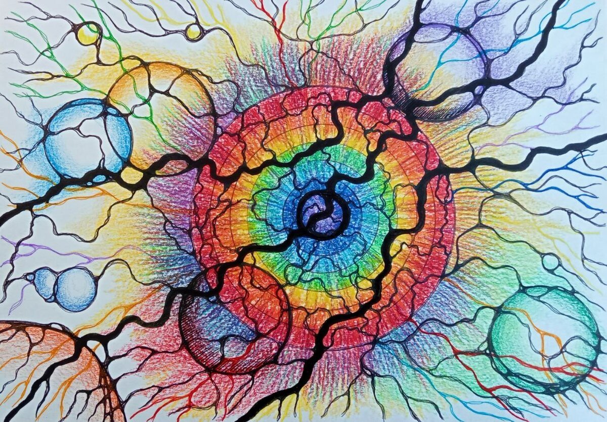 Нейрографика картинки красивые