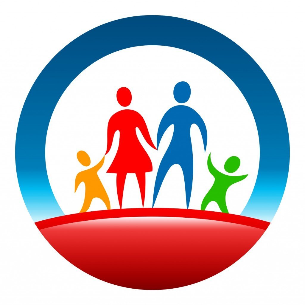 Стилизованное изображение семьи