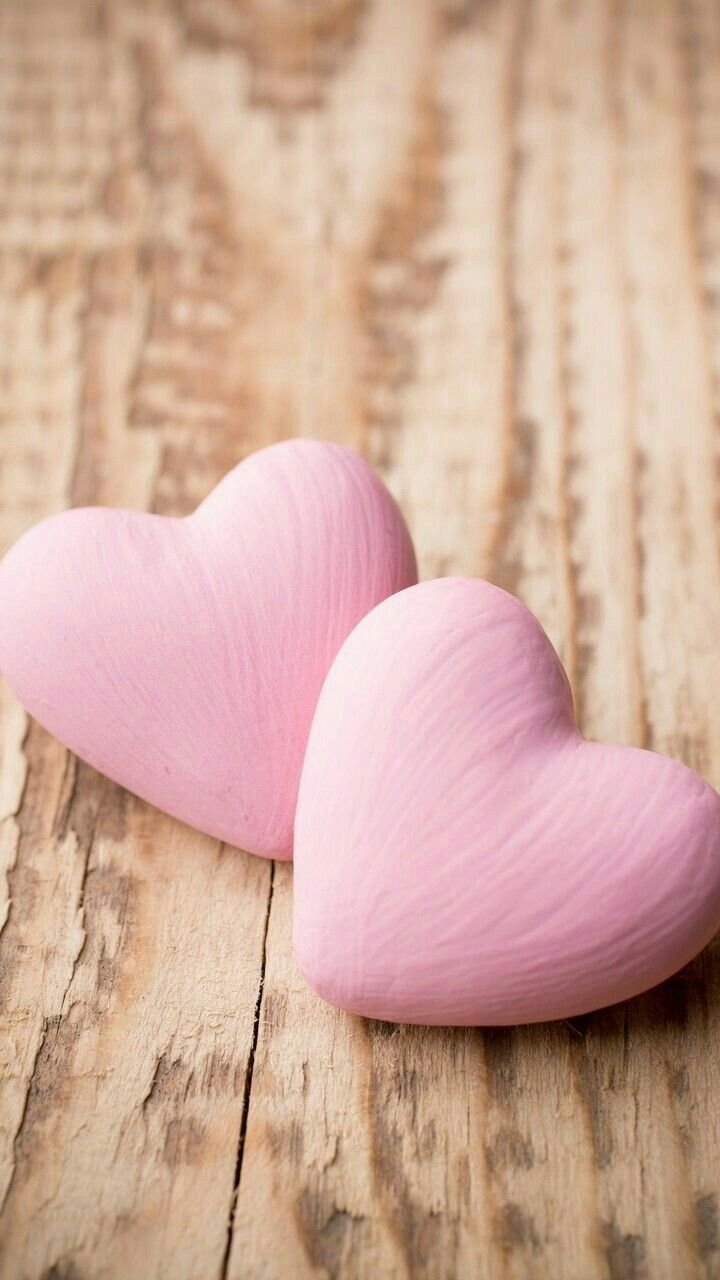 Розовые сердечки