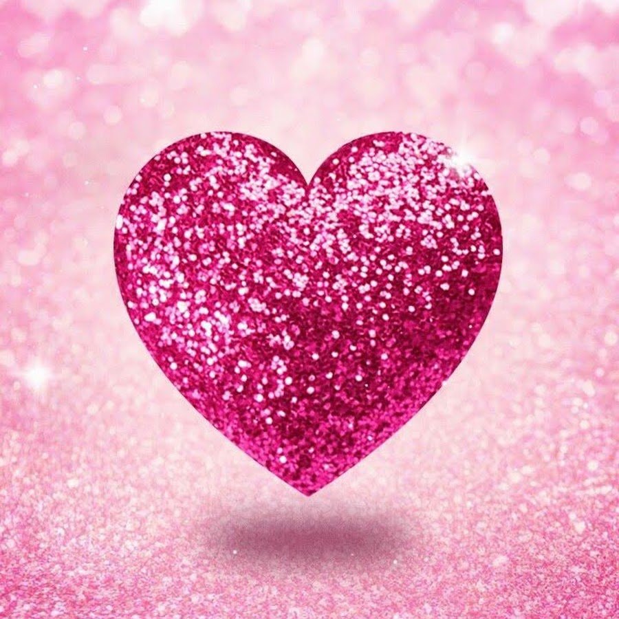 Розовое сердце развивающиеся на весь экран