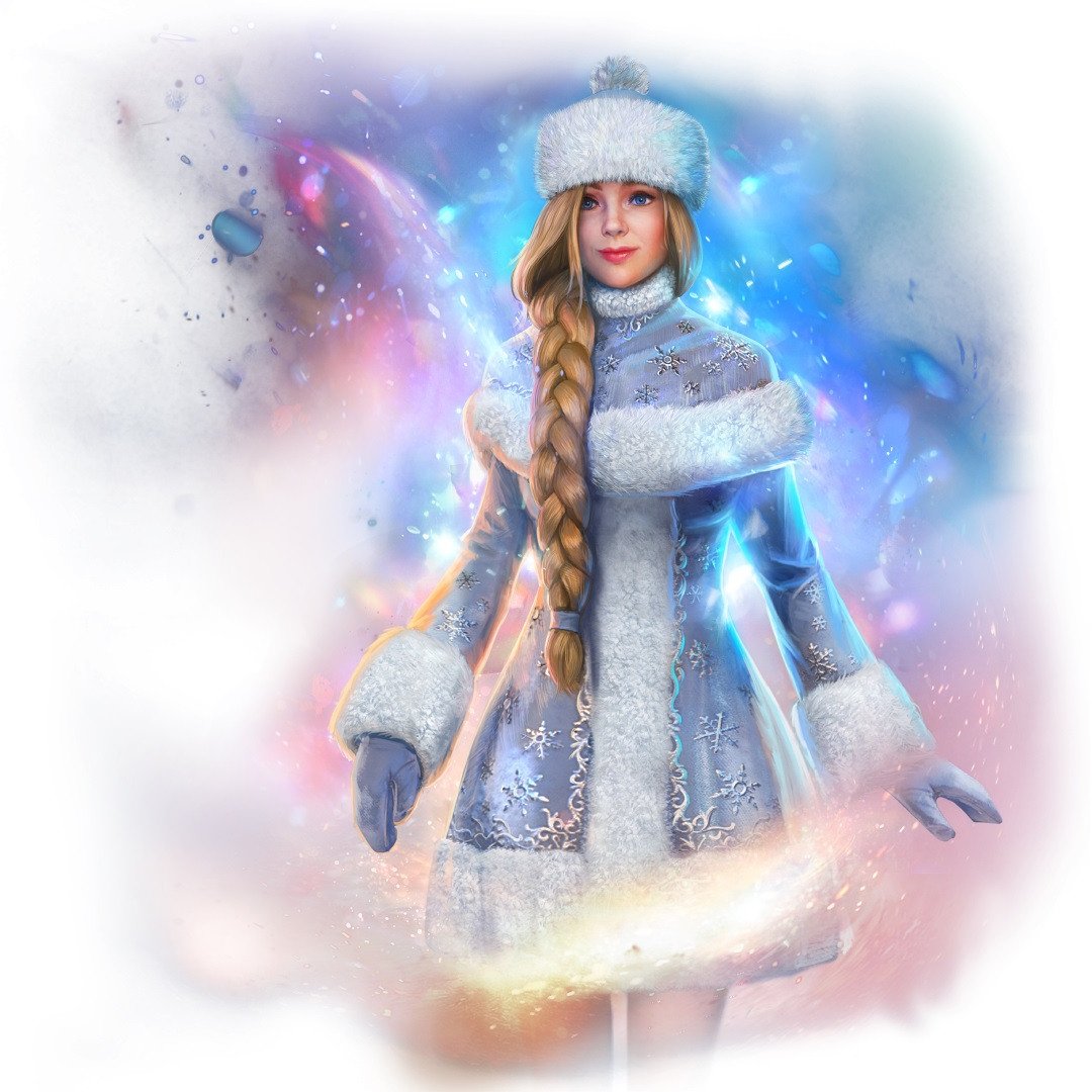 Картинка снегурочка для детей из сказки