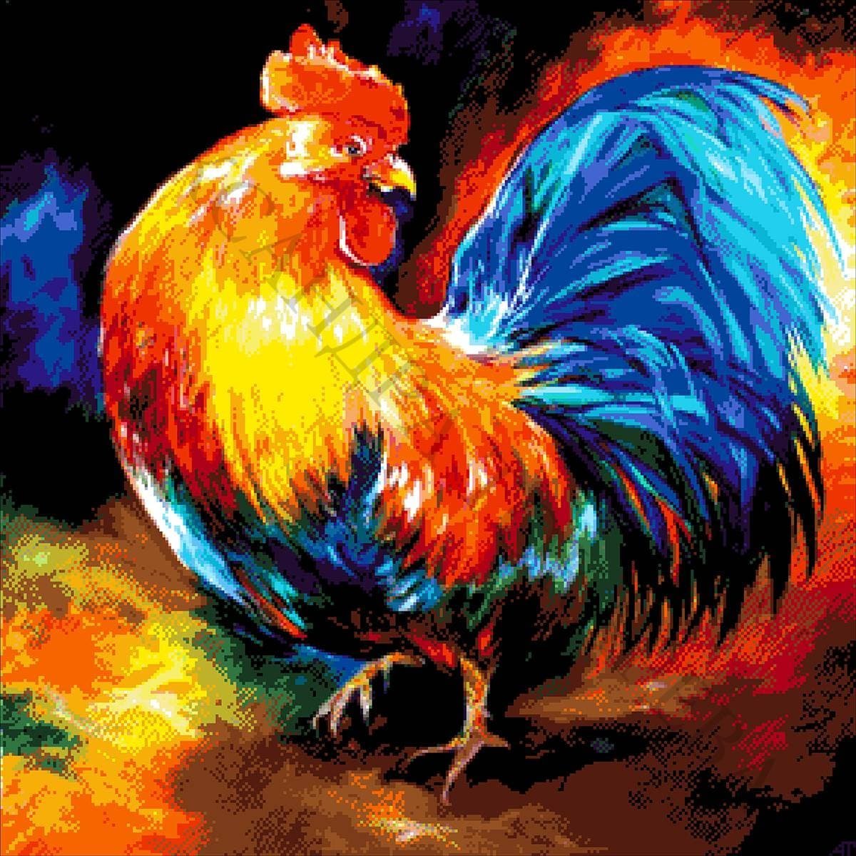 Курица и петух