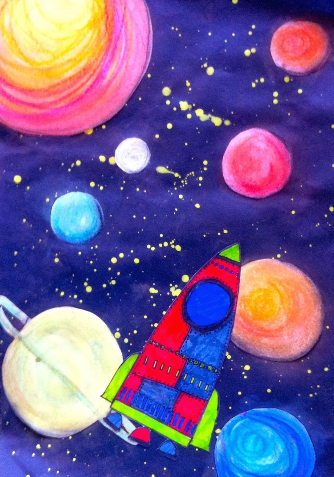 Рисование космос