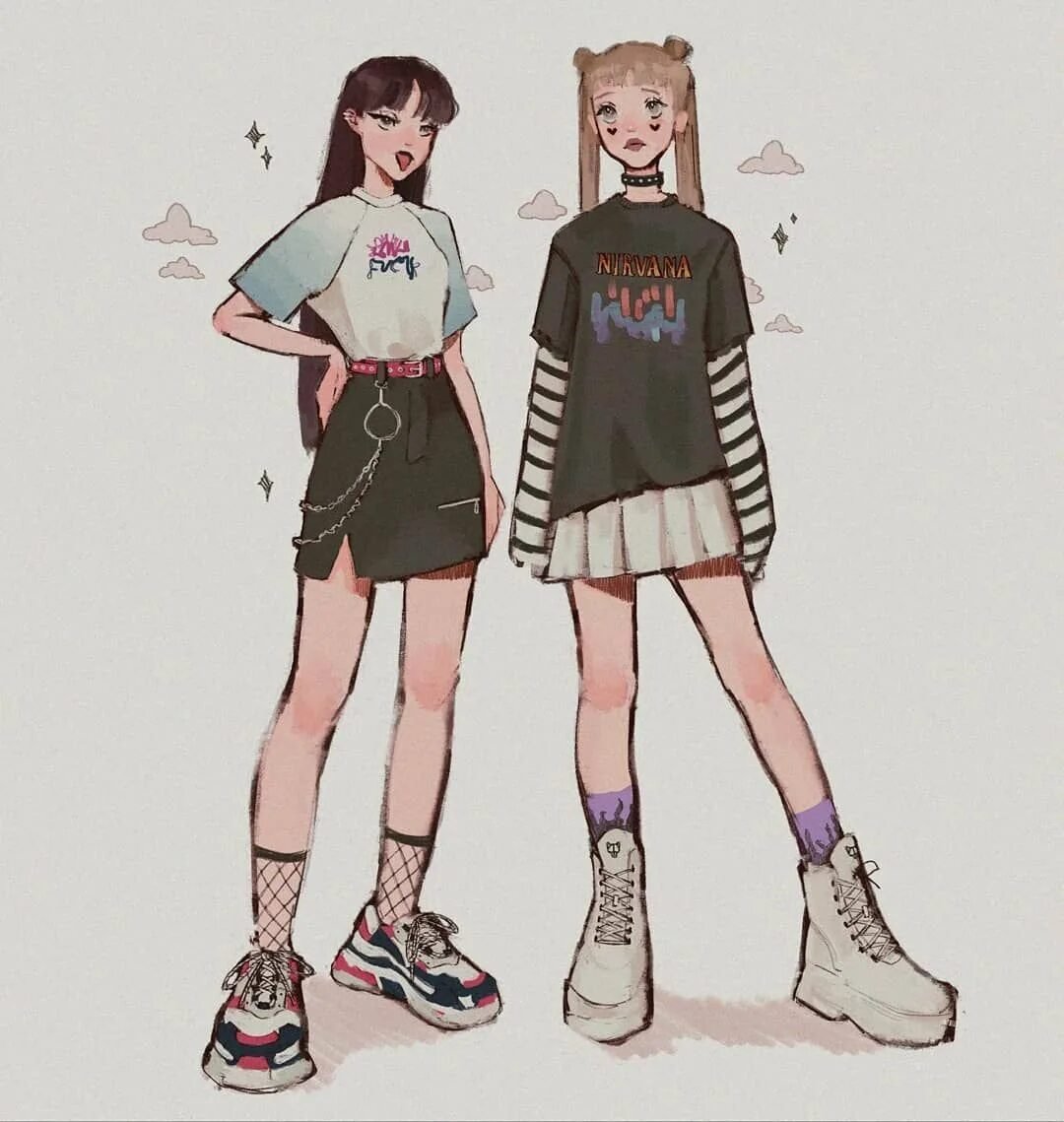 Срисовки из тик тока легкие