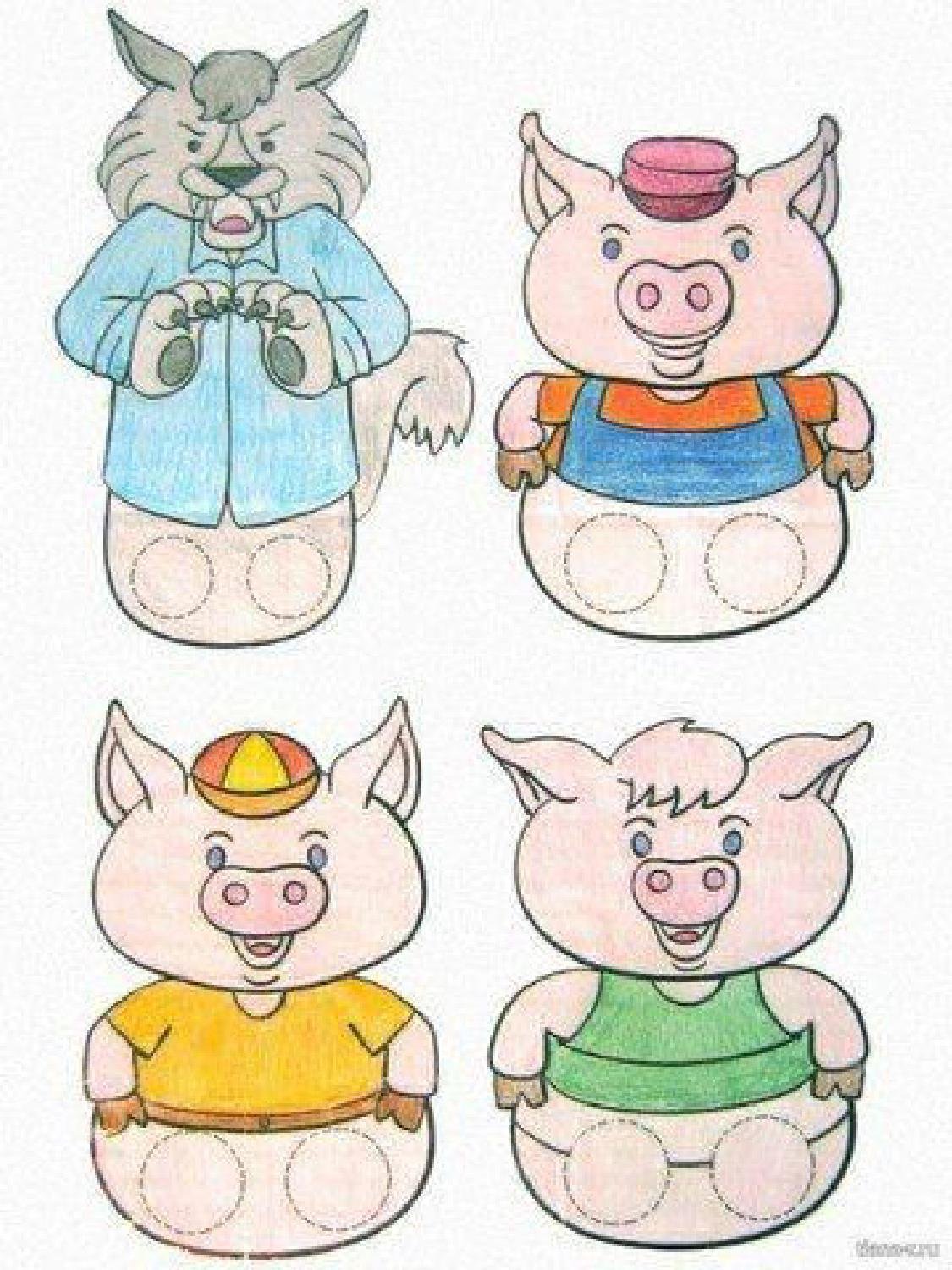 Картина три поросенка