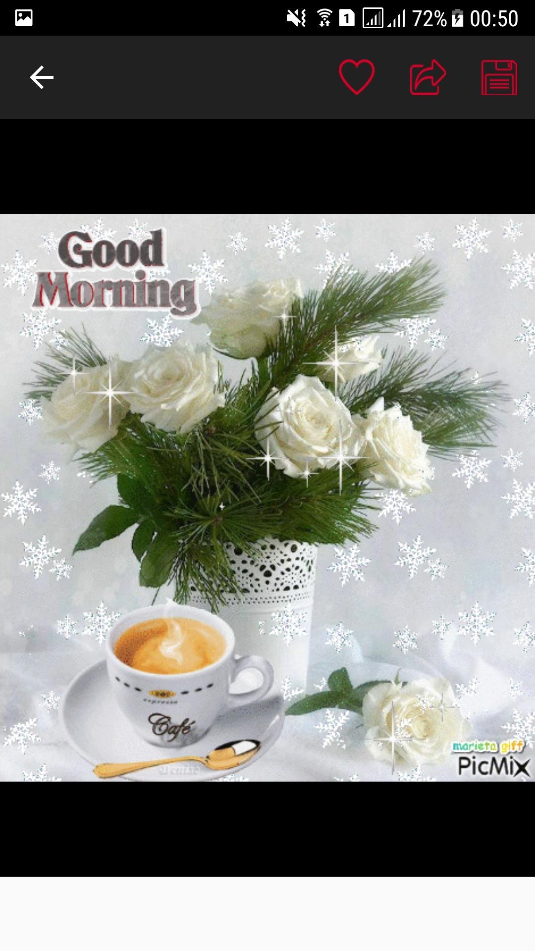 Доброе утро зимние цветы